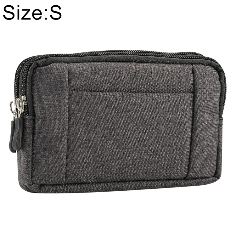 กระเป๋าคาดเอว Sports Denim Universal Phone Bag สำหรับสมาร์ทโฟนขนาด 5.2 นิ้วหรือต่ำกว่า Size: S, S