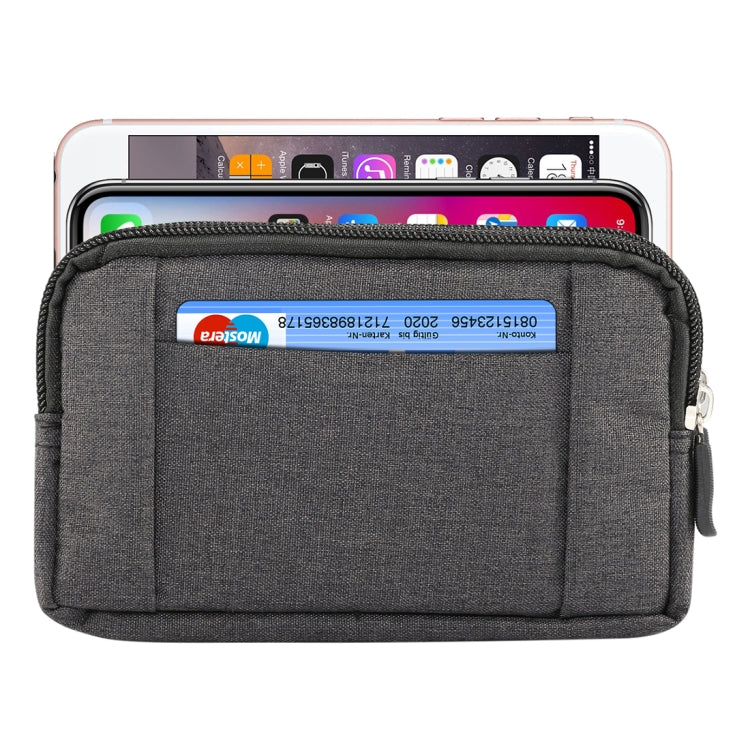 กระเป๋าคาดเอว Sports Denim Universal Phone Bag สำหรับสมาร์ทโฟนขนาด 5.2 นิ้วหรือต่ำกว่า Size: S, S