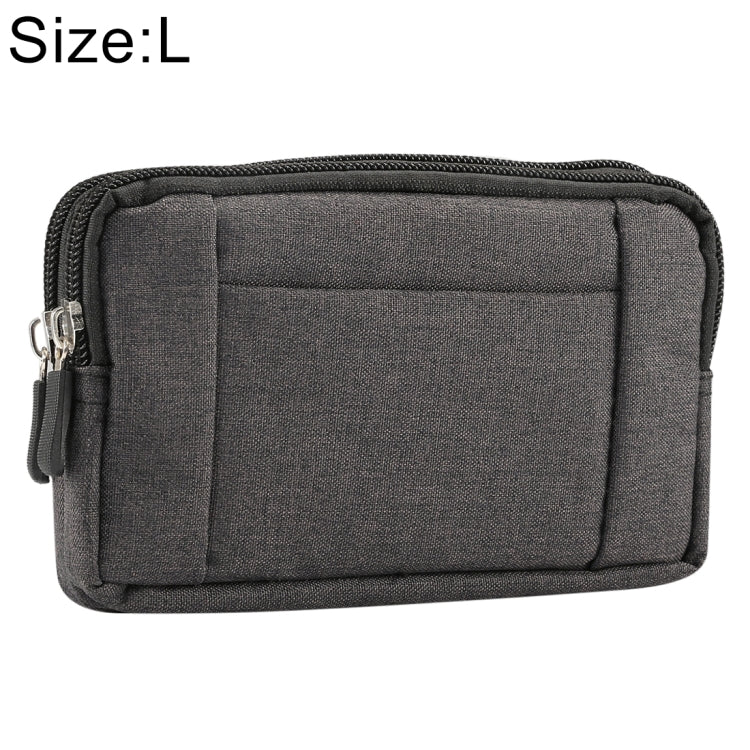 กระเป๋าคาดเอว Sports Denim Universal Phone Bag สำหรับสมาร์ทโฟน 5.5 ~ 6.3 นิ้วขนาด: L, L