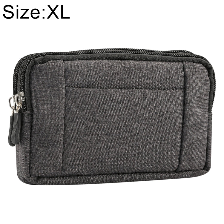 กระเป๋าคาดเอว Sports Denim Universal Phone Bag สำหรับสมาร์ทโฟน 6.4 ~ 6.5 นิ้วขนาด: XL, XL