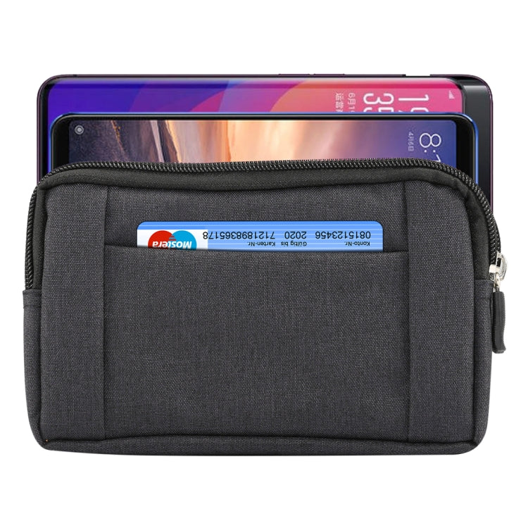 กระเป๋าคาดเอว Sports Denim Universal Phone Bag สำหรับสมาร์ทโฟน 6.4 ~ 6.5 นิ้วขนาด: XL, XL