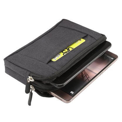 กระเป๋าคาดเอว Sports Denim Universal Phone Bag สำหรับสมาร์ทโฟน 6.4 ~ 6.5 นิ้วขนาด: XL, XL