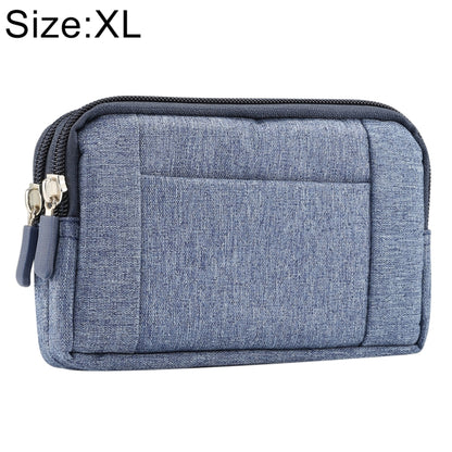 กระเป๋าคาดเอว Sports Denim Universal Phone Bag สำหรับสมาร์ทโฟน 6.4 ~ 6.5 นิ้วขนาด: XL, XL