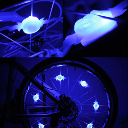 ล้อจักรยาน 2 ชิ้น Willow Spoke Lights ตกแต่งไฟ LED สีสันสดใส Night Riding Light