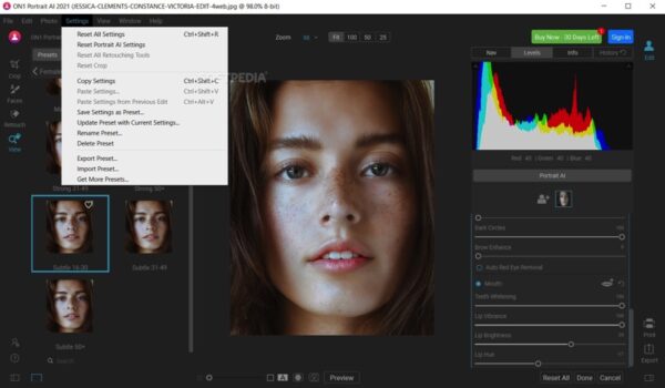 ON1 Portrait AI 2022 Full Version Multilingual for MacOS