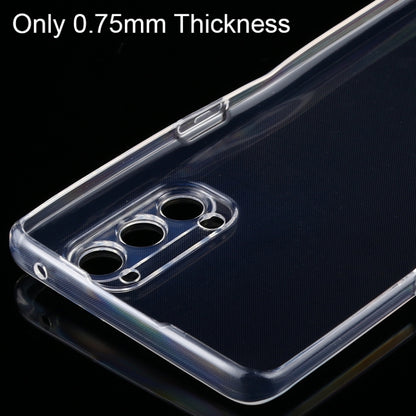 สำหรับ OPPO Reno 4 Pro 5G 0.75 มม. เคสป้องกัน TPU โปร่งใสบางเฉียบ, For OPPO Reno 4 Pro 5G