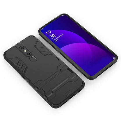 เคส PC + TPU กันกระแทกสำหรับ OPPO F11 Pro พร้อมตัวยึด, For OPPO F11 Pro