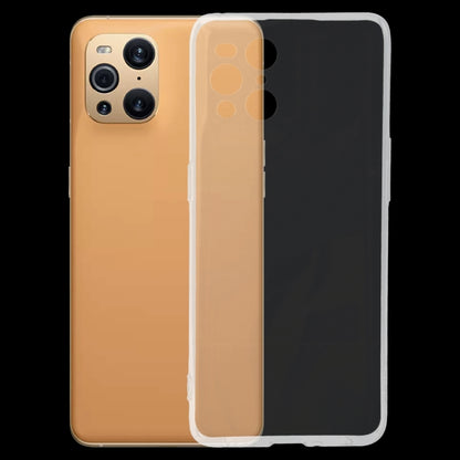 สำหรับ OPPO Find X3 Pro 0.75 มม. เคสป้องกัน TPU Soft แบบบางเฉียบโปร่งใส, For OPPO Find X3 Pro