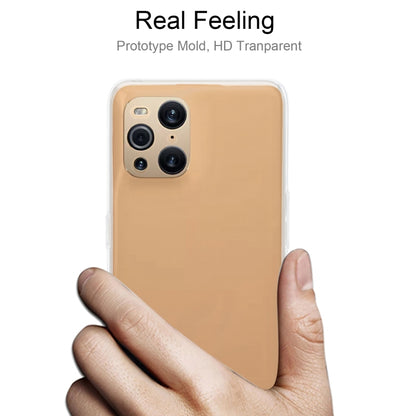 สำหรับ OPPO Find X3 Pro 0.75 มม. เคสป้องกัน TPU Soft แบบบางเฉียบโปร่งใส, For OPPO Find X3 Pro