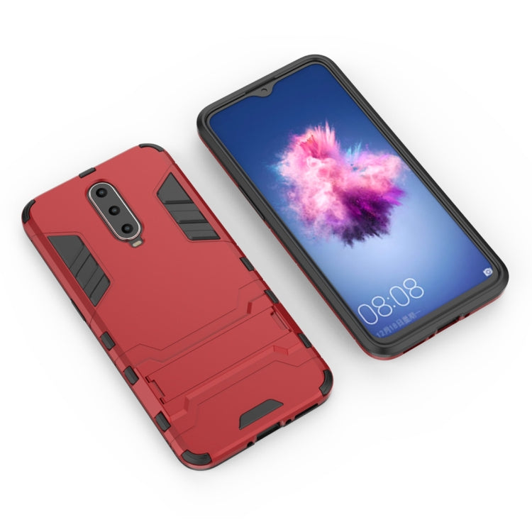 เคส PC + TPU กันกระแทกสำหรับ OPPO R17 Pro พร้อมตัวยึด, For OPPO R17 Pro