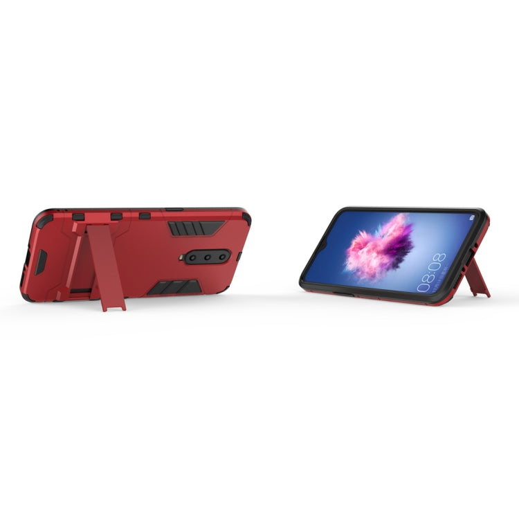 เคส PC + TPU กันกระแทกสำหรับ OPPO R17 Pro พร้อมตัวยึด, For OPPO R17 Pro