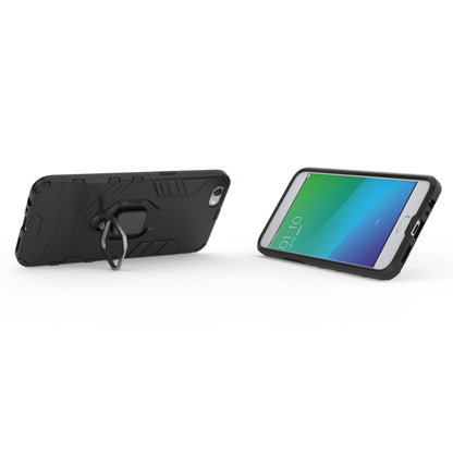 เคสกันกระแทก PC + TPU สำหรับ OPPO R9s พร้อมที่ใส่แหวนแม่เหล็ก, For OPPO R9s