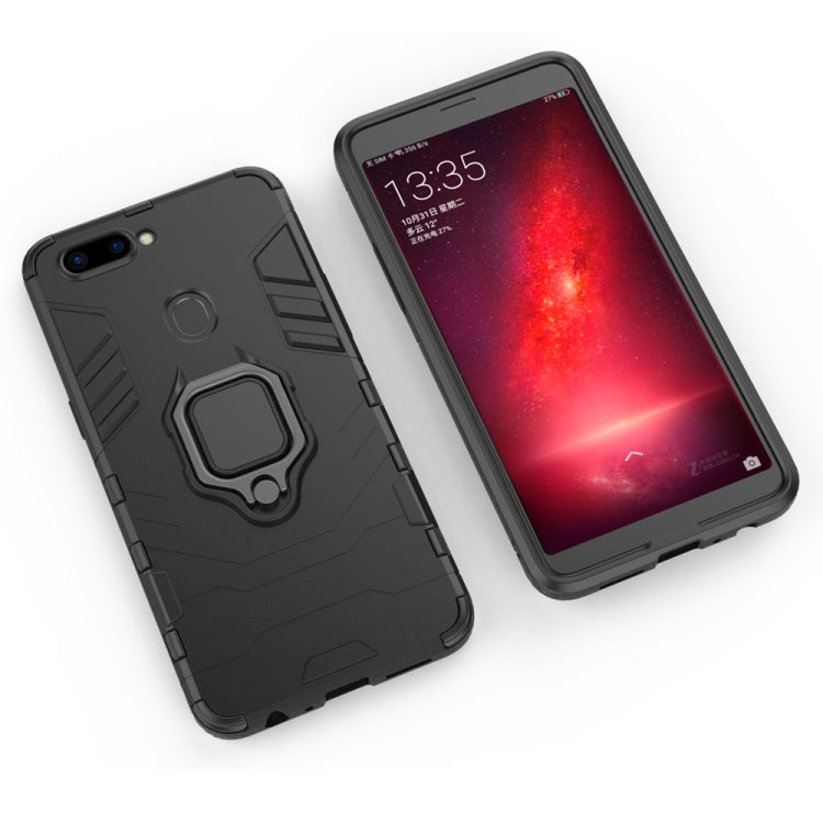 เคสกันกระแทก PC + TPU สำหรับ OPPO R11s พร้อมที่ใส่แหวนแม่เหล็ก, For OPPO R11s