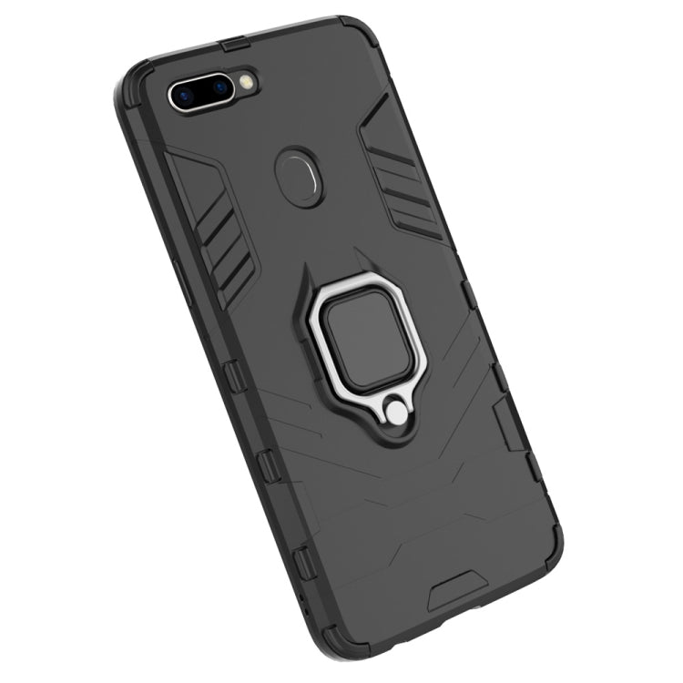 เคสกันกระแทก PC + TPU สำหรับ OPPO R11s Plus พร้อมที่ใส่แหวนแม่เหล็ก, For OPPO R11s Plus