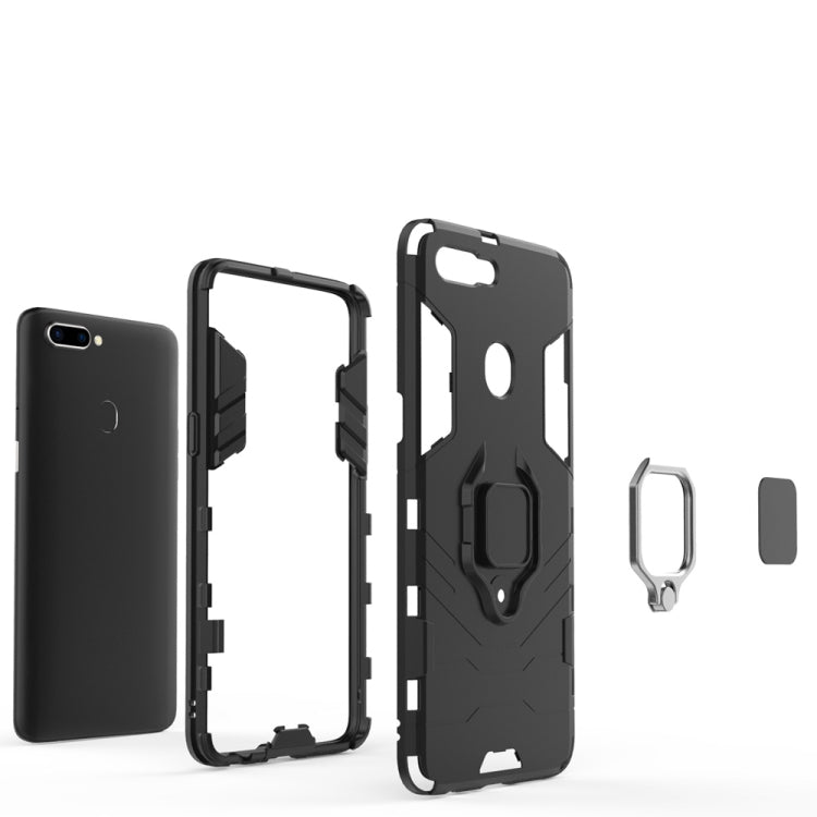 เคสกันกระแทก PC + TPU สำหรับ OPPO R11s Plus พร้อมที่ใส่แหวนแม่เหล็ก, For OPPO R11s Plus