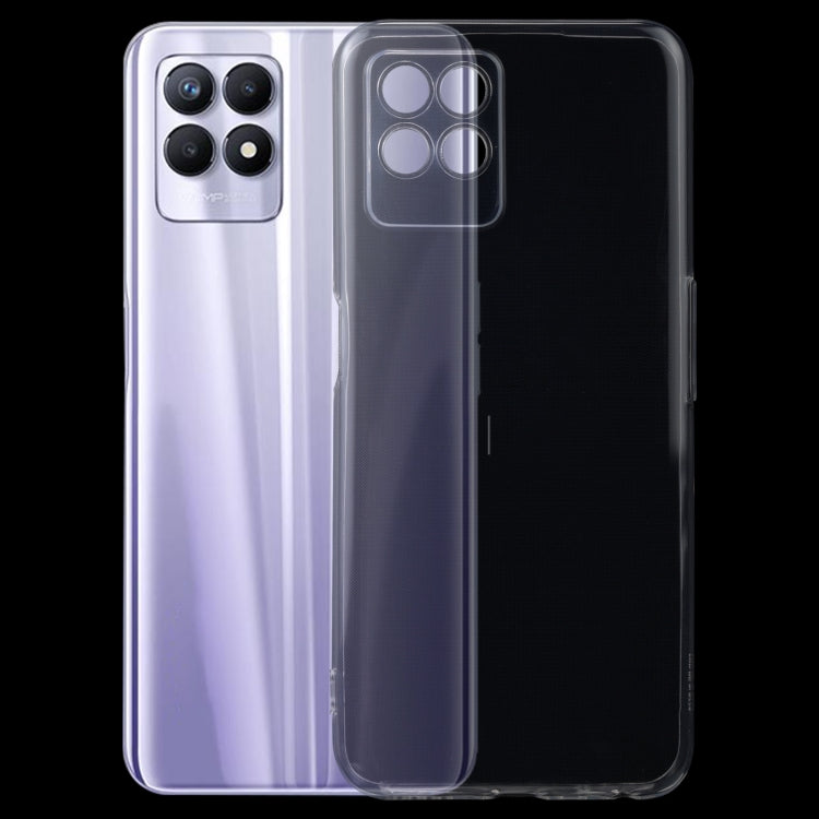 สำหรับ OPPO realme 8i 0.75 มม.บางเฉียบใสเคส TPU Soft, For OPPO Realme 8i