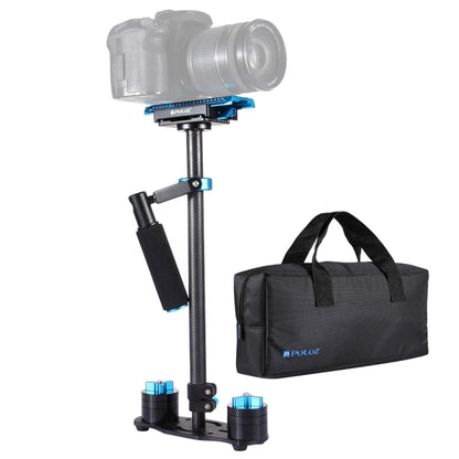 PULUZ 38.5-61 ซม. คาร์บอนไฟเบอร์มือถือโคลงสำหรับกล้องวิดีโอและกล้อง DSLR และ DV ดิจิตอลช่วงโหลด: 0.5-3 กก, P60T Blue, P60T Red