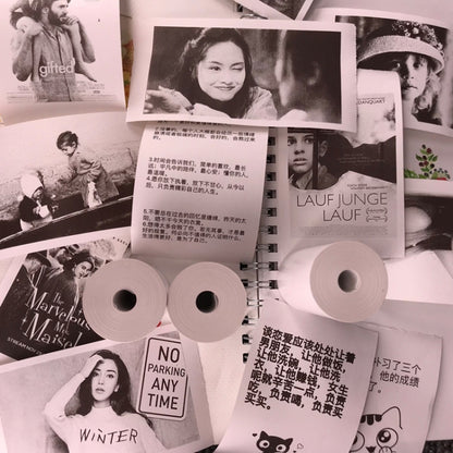10 ชิ้นเครื่องพิมพ์ฉลากความร้อนกระดาษสติ๊กเกอร์สำหรับ PAPERANG P1/ P2 / A6 ขนาด: 57 x 30 มม.