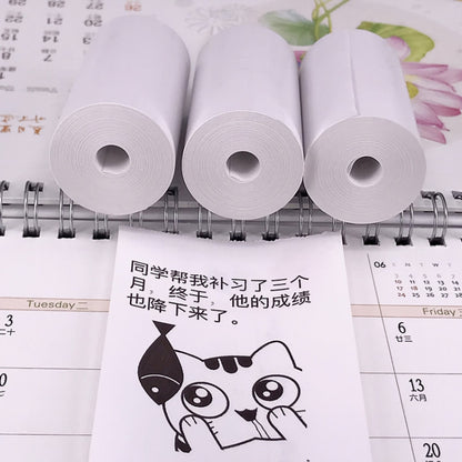 10 ชิ้นเครื่องพิมพ์ฉลากความร้อนกระดาษสติ๊กเกอร์สำหรับ PAPERANG P1/ P2 / A6 ขนาด: 57 x 30 มม.