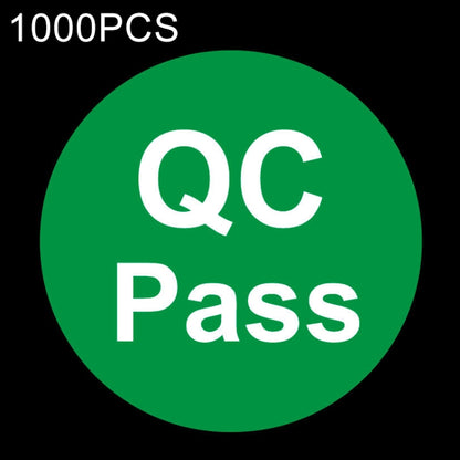สติ๊กเกอร์ QC Pass ทรงกลม 1,000 ชิ้น ฉลาก QC Pass