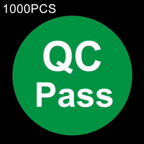 สติ๊กเกอร์ QC Pass ทรงกลม 1,000 ชิ้น ฉลาก QC Pass