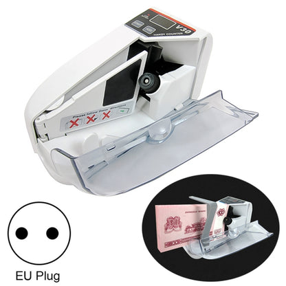 V30 มินิแบบพกพาหลายสกุลเงินกระดาษนับเครื่องนับเงิน, ปลั๊กสหภาพยุโรป, EU Plug