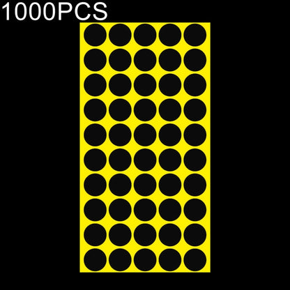1,000 ชิ้นทรงกลมติดด้วยตนเองที่มีสีสันเครื่องหมายสติ๊กเกอร์เครื่องหมายฉลาก