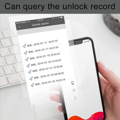 กุญแจรหัสผ่านกุญแจ Bluetooth อัจฉริยะ ปลดล็อคระยะไกลสำหรับ iOS / Android, DM-1