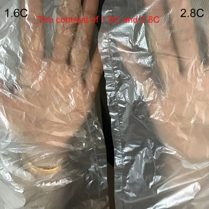 100 ชิ้น 1.6C ถุงบรรจุภัณฑ์พลาสติก PE กันความชื้นกันฝุ่นขนาด: 120 ซม. x 120 ซม., 120cm x 120cm