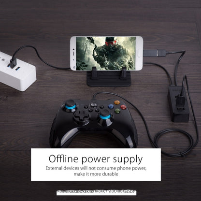 ORICO W5P-U3-30 4 พอร์ต USB 3.0 ฮับเดสก์ท็อปพร้อมแหล่งจ่ายไฟสาย Micro USB ขนาด 30 ซม, W5P-U3-30 Black