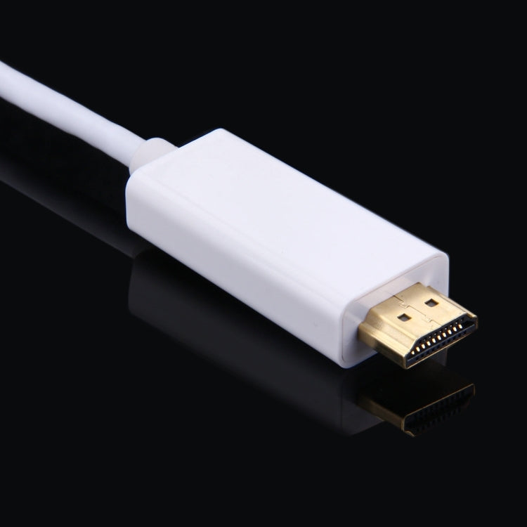 สายเคเบิลอะแดปเตอร์ Mini DisplayPort Male to HDMI Male ขนาด 1.8 ม, 1.8m