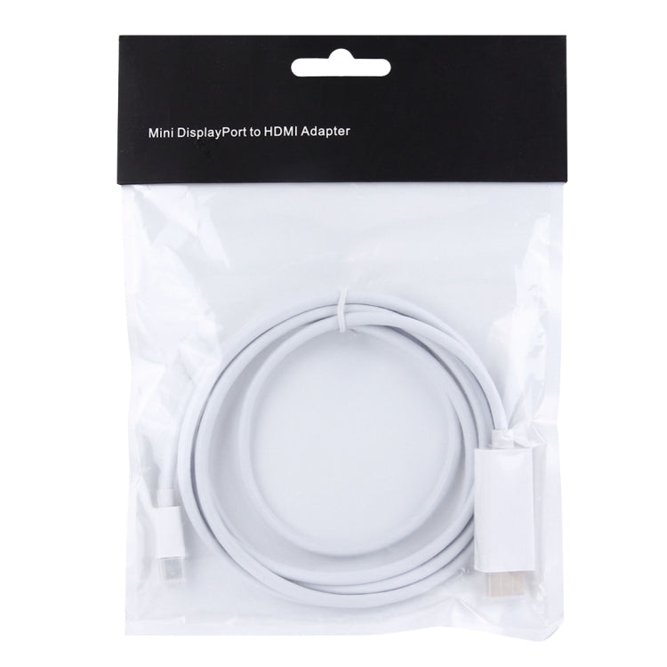 สายเคเบิลอะแดปเตอร์ Mini DisplayPort Male to HDMI Male ขนาด 1.8 ม, 1.8m