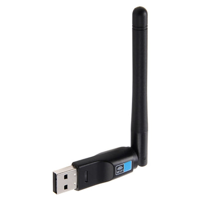 2 in 1 Bluetooth 4.0 + 150Mbps 2.4GHz USB WiFi อะแดปเตอร์ไร้สายพร้อมเสาอากาศภายนอก 2D1