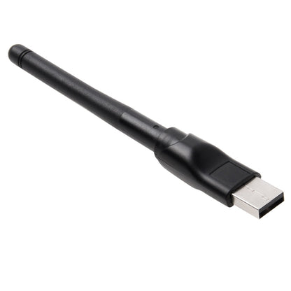 2 in 1 Bluetooth 4.0 + 150Mbps 2.4GHz USB WiFi อะแดปเตอร์ไร้สายพร้อมเสาอากาศภายนอก 2D1
