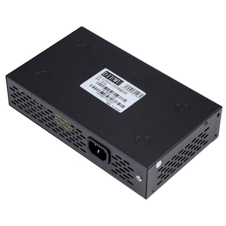 8 พอร์ต 10/100Mbps POE Switch IEEE802.3af Power Over Ethernet เครือข่ายสำหรับกล้อง IP โทรศัพท์ VoIP AP อุปกรณ์, 8 Ports Black