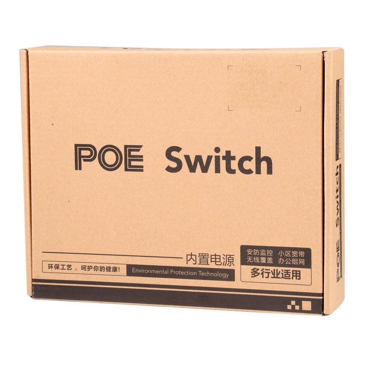 8 พอร์ต 10/100Mbps POE Switch IEEE802.3af Power Over Ethernet เครือข่ายสำหรับกล้อง IP โทรศัพท์ VoIP AP อุปกรณ์, 8 Ports Black