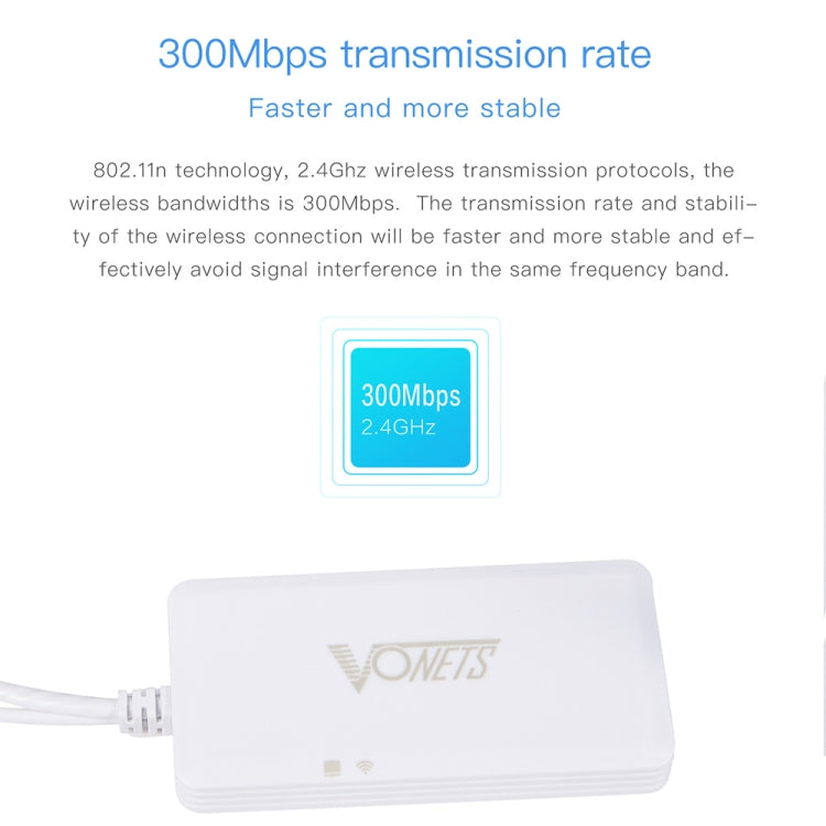 VONETS VAP11G-500S High Power CPE 20dbm Mini WiFi 300Mbps Bridge WiFi Repeater สัญญาณ Booster, ไร้สายกลางแจ้ง Point to Point,ไม่มีอุปสรรค, VAP11G-500