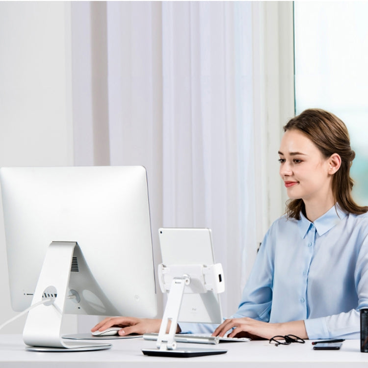 AP-5M iMac จอคอมพิวเตอร์ ฐานอลูมิเนียมอัลลอยด์ ที่วางรองรับแชสซีหมุนได้ 360 องศา