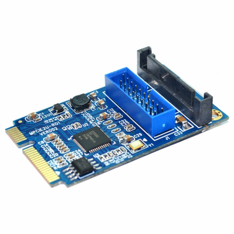 MINI PCI-E เป็น USB 3.0 ด้านหน้า 19 พินการ์ดขยายเดสก์ท็อปพีซี, 19 Pin Power