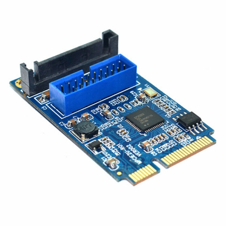 MINI PCI-E เป็น USB 3.0 ด้านหน้า 19 พินการ์ดขยายเดสก์ท็อปพีซี, 19 Pin Power