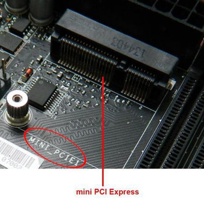 MINI PCI-E เป็น USB 3.0 ด้านหน้า 19 พินเดสก์ท็อปพีซีการ์ดขยายพร้อมพอร์ตเชื่อมต่อสายไฟ 4 พิน, 4 Pin Power