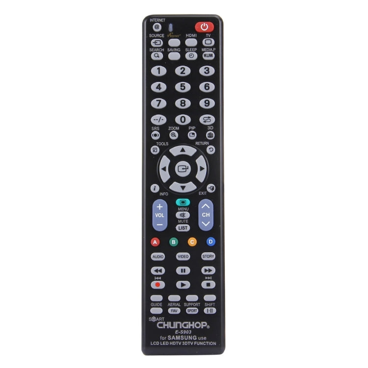 CHUNGHOP E-S903 รีโมทคอนโทรลสากลสำหรับ SAMSUNG LED LCD HDTV 3DTV, for SAMSUNG TV