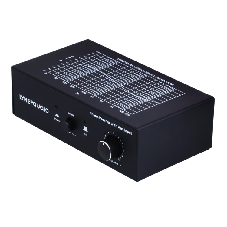 B855 LINEPAUDIO เครื่องขยายสัญญาณ Prephonograph สำหรับโทรศัพท์พร้อมอินพุตเสริมและการควบคุมระดับเสียง