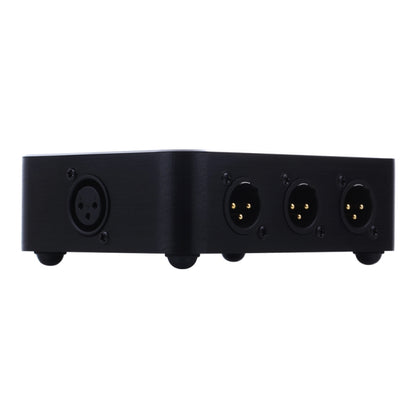 B866 1 XLR แยกจำหน่ายขนานแนวนอน, 1 อินพุตและ 6 เอาต์พุต