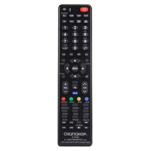 CHUNGHOP E-S902 รีโมทคอนโทรลสากลสำหรับ SKYWORTH LED TV / LCD TV / HDTV / 3DTV, for SKYWORTH TV