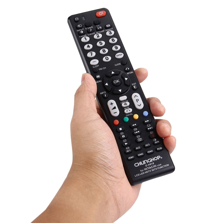 CHUNGHOP E-H918 รีโมทคอนโทรลสากลสำหรับ HITACHI LED TV / LCD TV / HDTV / 3DTV, for HITACHI TV