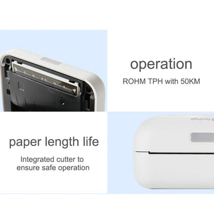 เครื่องพิมพ์บลูทูธความร้อนแบบพกพา Inkless Pocket Peripage A6, A6 Pink, A6 Blue, A6 White