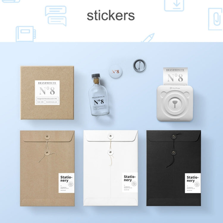 เครื่องพิมพ์บลูทูธความร้อนแบบพกพา Inkless Pocket Peripage A6, A6 Pink, A6 Blue, A6 White