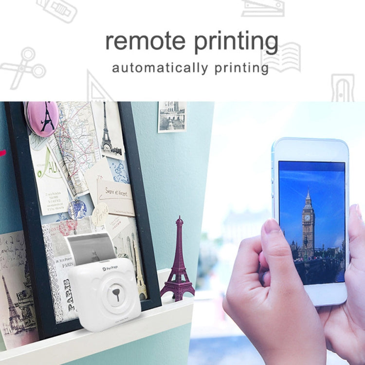 เครื่องพิมพ์บลูทูธความร้อนแบบพกพา Inkless Pocket Peripage A6, A6 Pink, A6 Blue, A6 White