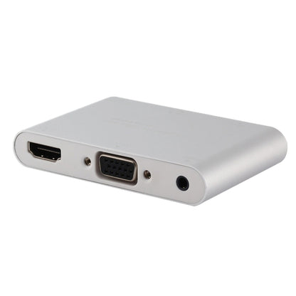 P27 Metal Cover Micro USB เป็น HDMI + VGA HDTV Converter อะแดปเตอร์ AV ดิจิตอล, ขับเคลื่อนโดย EZCast, รองรับระบบ iOS / Android / Windows